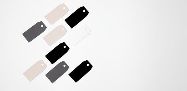 Hangtags i 3 forskellige slags