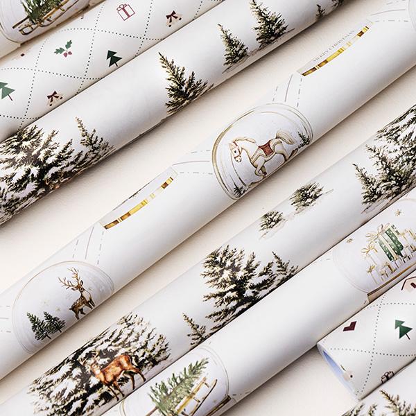 Christmas giftwrapbox 2025 3 x 10 roles of 55cm x 