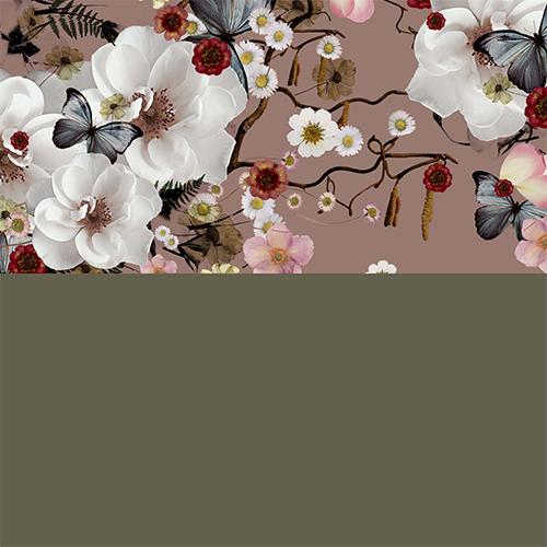 Gavepapir 3662 Apple Bloom Brown 55 cm x 100 m