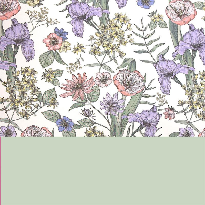 Gavepapir 3675 Iris 55 cm x 100 m 