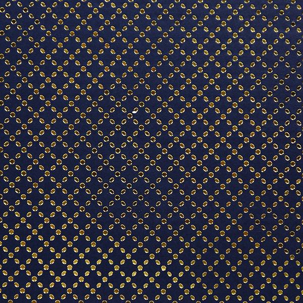 Gavepapir 3703 Classy Gold Blue 55cm x 80m