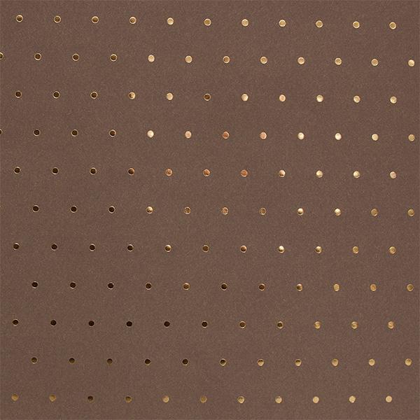 Julepapir 6293 Walnut Mini Dots Gold