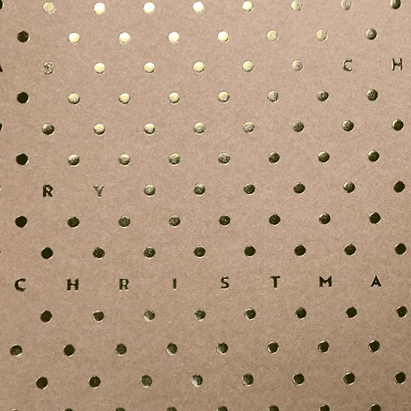 Christmas Paper 6464 Light Brown X´Mas Dots 55 cm