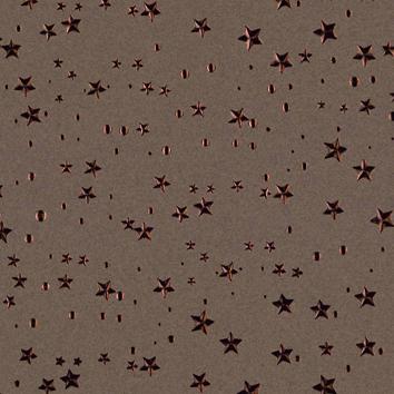 Julepapir 6512 Little Stars Coffee 55 cm x 100 m