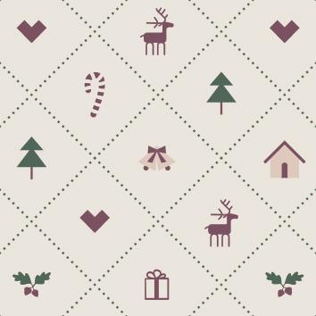 Julepapir 6527 Christmas Cheer 55cm x 100m