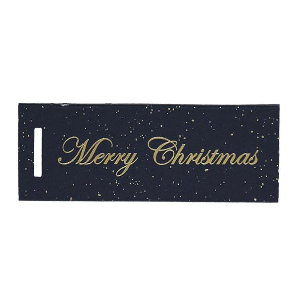 Merry Christmas Gold Dust Black 90 stk