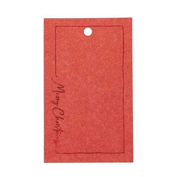 To & From Tag Christmas Greatingscard red 90 pcs. 