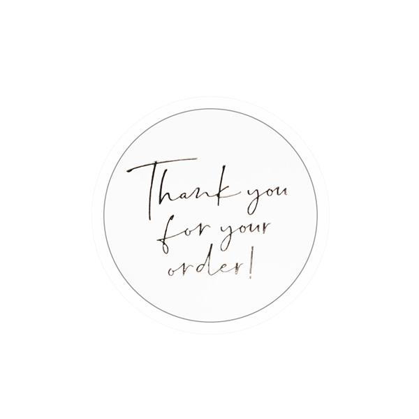 Thank you for your order sticker 250pcs/roll