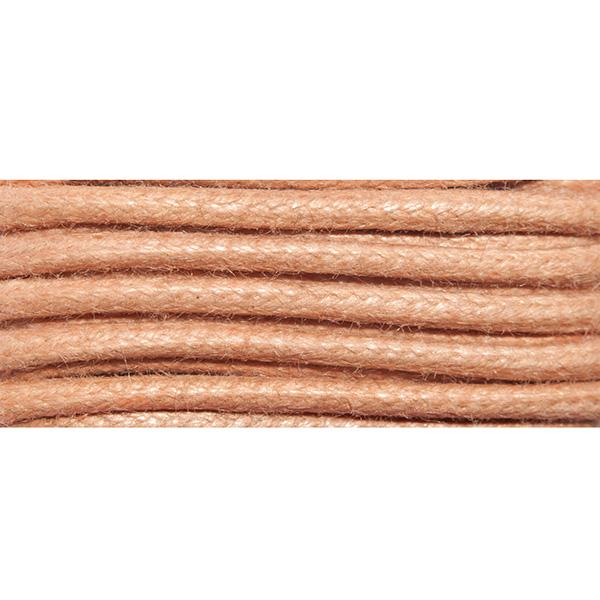 Bomuldssnor vokset 2mm x 100m Natur