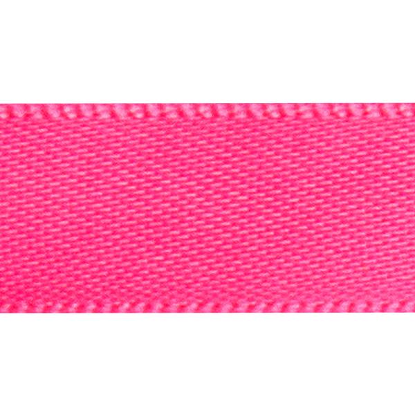 Silkebånd 12mm. Neon Pink 90m