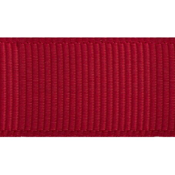 Ribbet bånd 15mm x 90m Dark Red