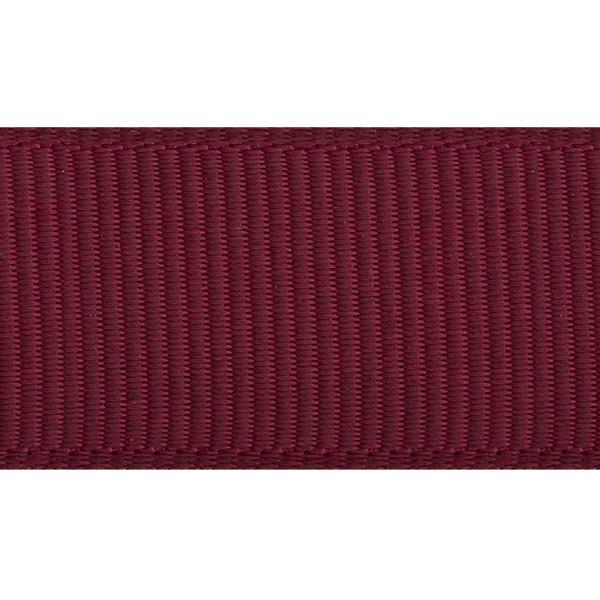 Ribbet bånd 15mm x 90m Burgundy