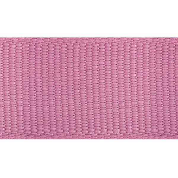 Ribbet bånd 15mm x 90m Rosy Mauve