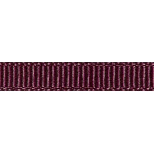 Silkebånd ribbet 6mm 90m Burgundy