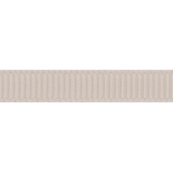 Silkebånd ribbet 6mm 90m Taupe