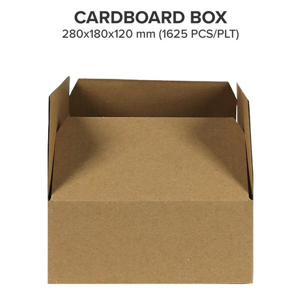 Cardboard box 50000096 280x180x120 mm.