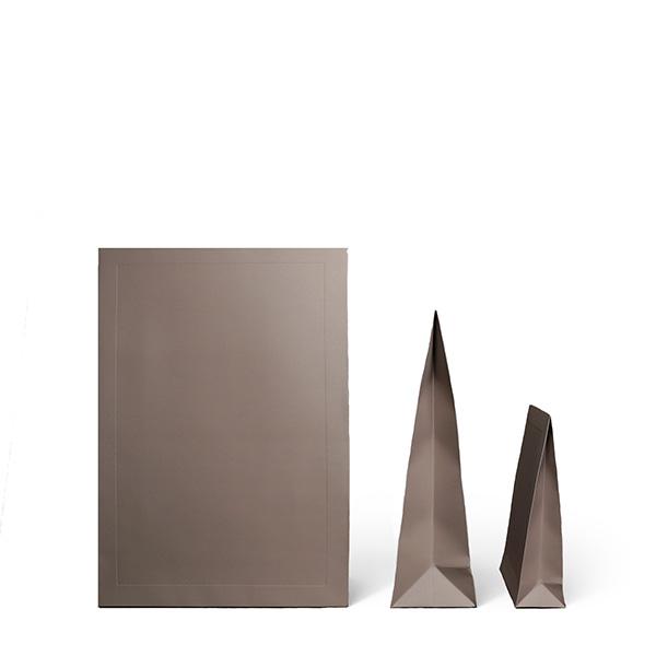 Gift bag Nougat with frame 160x60x230+60mm