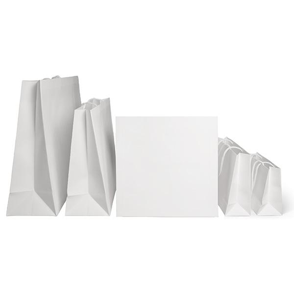 Luxury bag White with frame 200x80x150mm