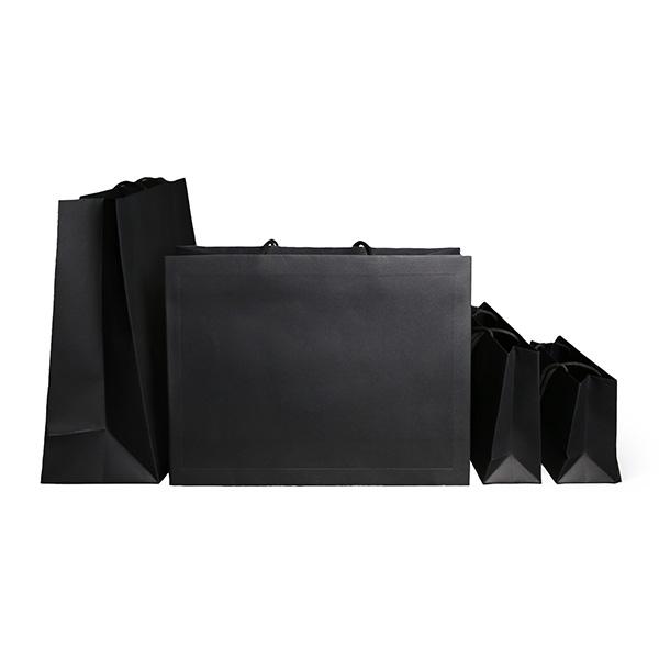 Luxury bag Black with frame 200x80x150mm