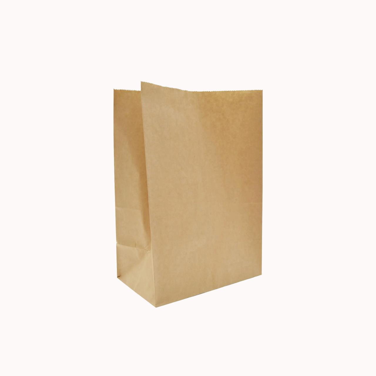 Papirspose m/klodsbund, 30 L, 200 stk.