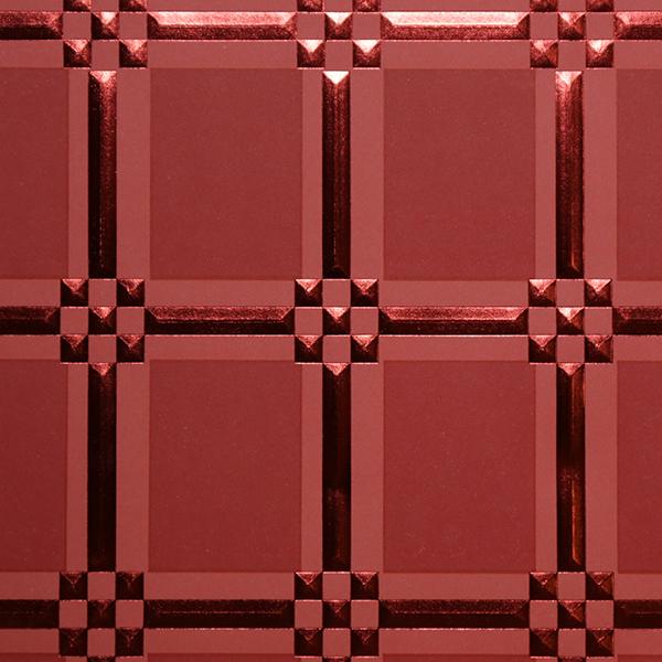 Julepapir 6423 Red Braided Hearts 55 cm x 120 m