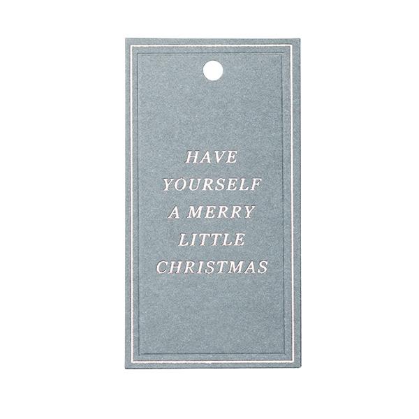 To & From Tag Christmas Greatings grey 90 pcs. 