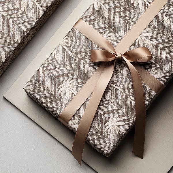 Satin ribbon 18 mm 90m. Latte