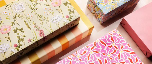 Spring Gavepapir - Embacollage